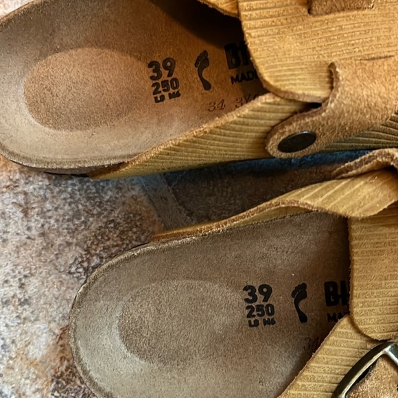 Birkenstock Boston Suede Embossed Clogs Size 8 NEW - Picture 14 of 16
